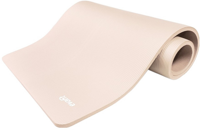 에바핏 NBR 프리미엄 요가매트 20mm, 베이지, 1개