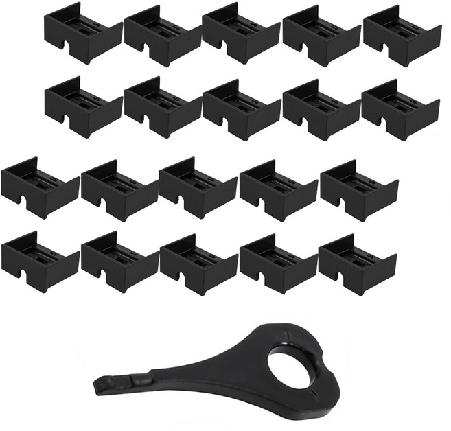 인네트워크 USB 포트락 물리적 잠금장치 유닛 블랙 20p + 마스터키 블랙 세트, 1세트, IN-20KBKUL