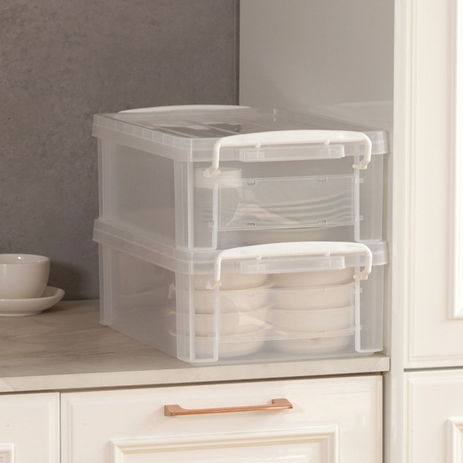 라이피스트 엔플 리빙박스, 투명, 2개