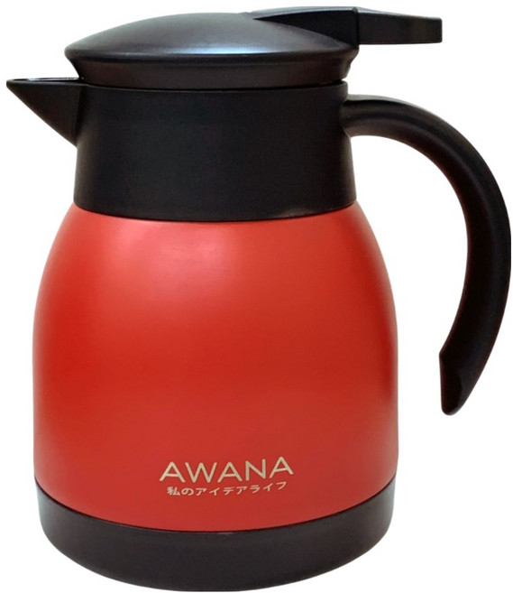 AWANA 芯動咖啡壺 MD-500, 紅色, 500ml, 1個