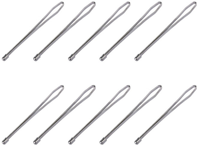 코히모 허리 고무줄 바늘 의류 고무줄 스트링 끼우개 고리형 5W0568, 10개