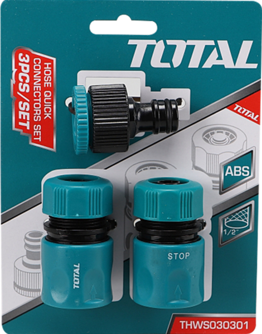 토탈툴스 호스 커넥터 연결부 어댑터, 1개, 혼합색상