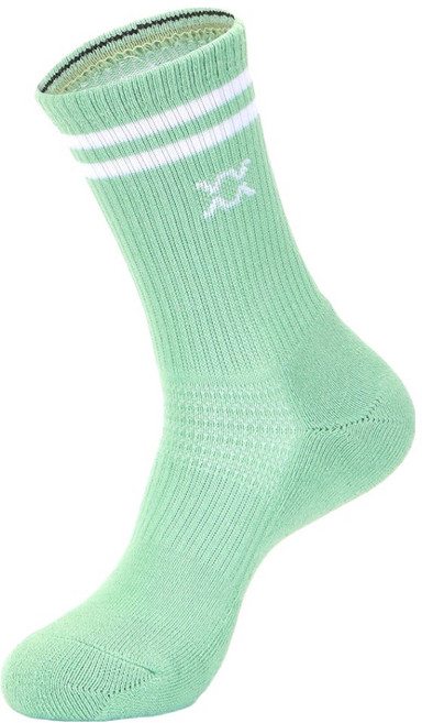 REXY 얼라인 더블 쿠션 오버 크루 양말