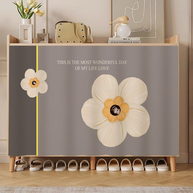 KODACHIEF 로맨틱한 장식장패브릭커튼