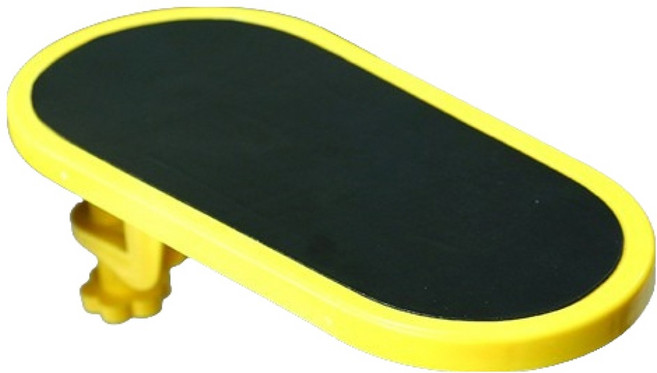 아리코 책상 팔받침대 손목보호패드, 옐로우