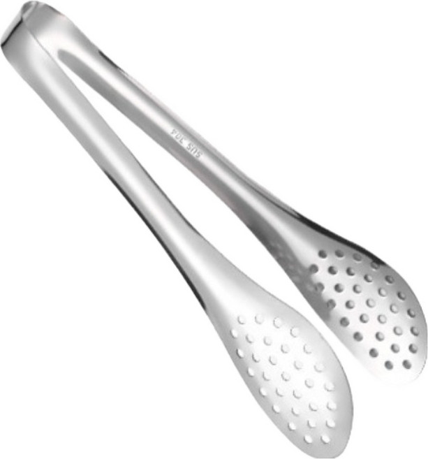 YOL 304 스테인레스 타공집게 130mm, 실버, 1개