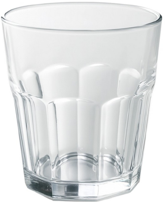 리빙메이트 트라이탄 팔각 물컵 270ml, 투명, 1개