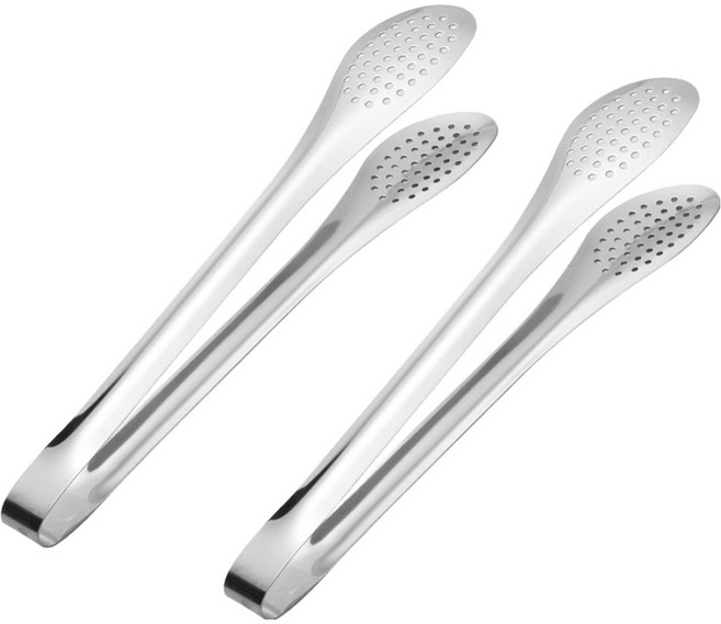 YOL 304 스테인레스 타공집게 280mm, 실버, 2개