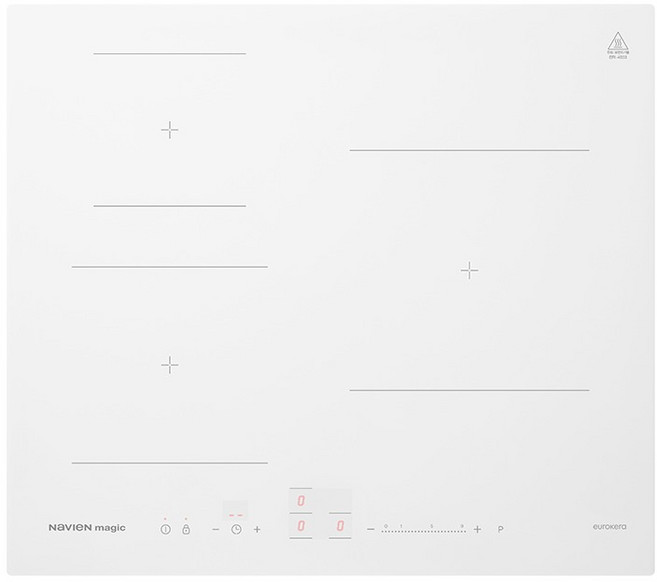 나비엔 매직 인덕션 전기레인지 3구 WHTIE 방문설치, 빌트인, ERI-4033AN