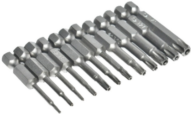 디케이켈슨 전동 드라이버용 자석 별비트 12종 세트, 1개