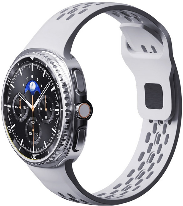 칸탐 갤럭시 워치 실리콘 스트랩 메쉬 밴드, 그레이, 1개