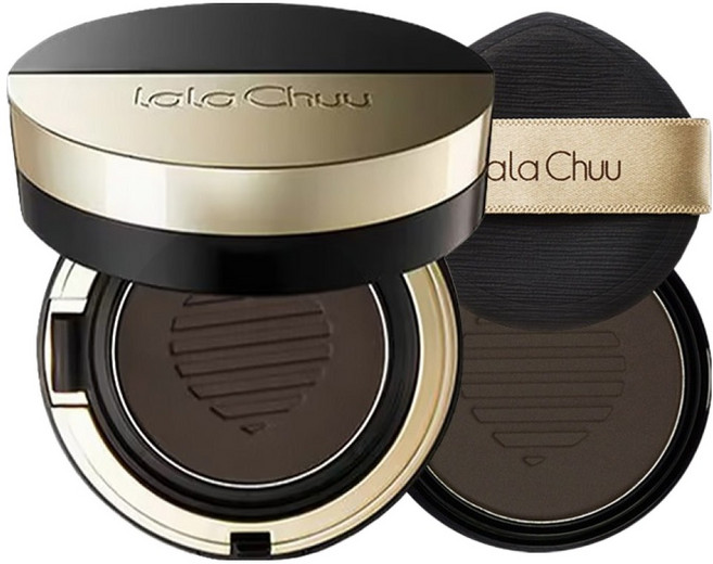 라라츄 헤어 쿠션 마스터 본품 + 리필 세트 9g, 1개, 다크브라운