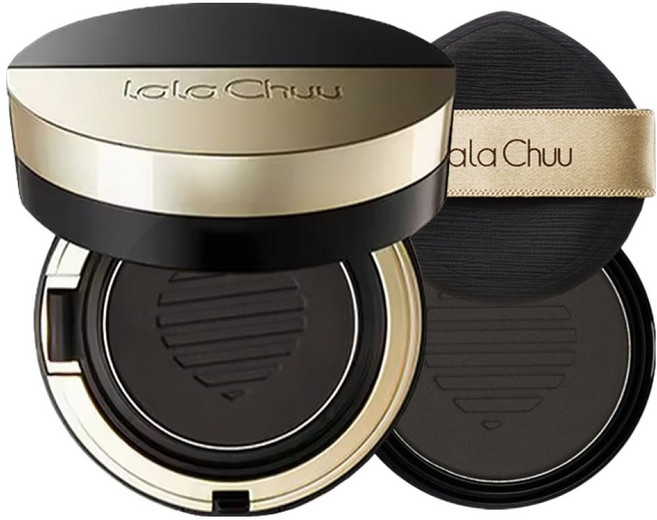 라라츄 헤어 쿠션 마스터 본품 + 리필 세트 9g, 1개, 내츄럴블랙