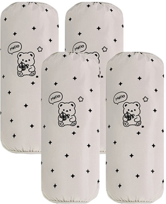 윰스 성인용 헬로베어 방수 작업용 팔토시 4p, 아이보리