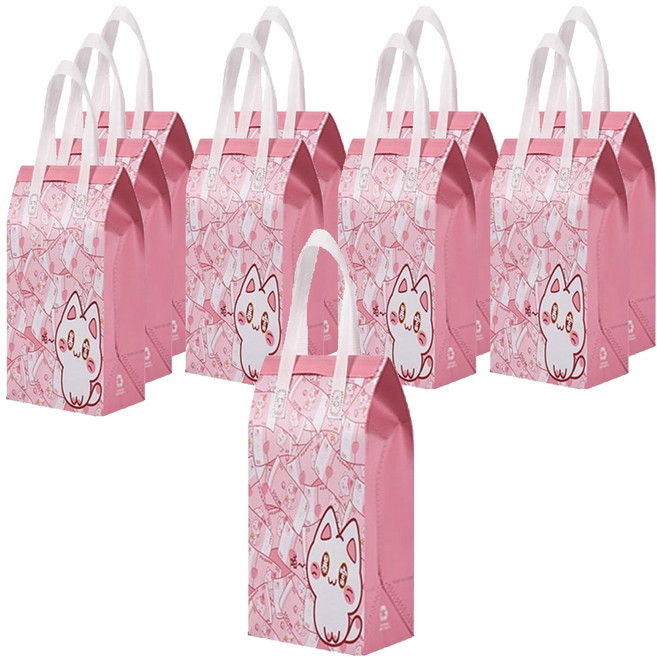 이홈베이킹 고양이 테이크아웃 보냉백, 혼합색상, 10개