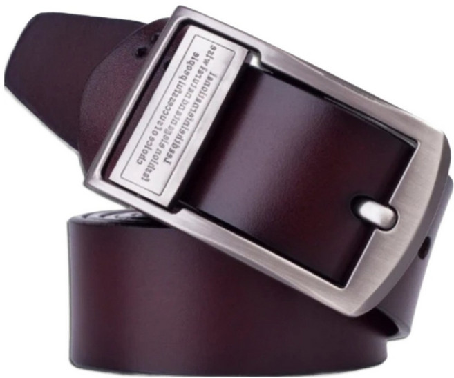 本革職人 美式休閒個性扣頭針扣式真皮皮帶