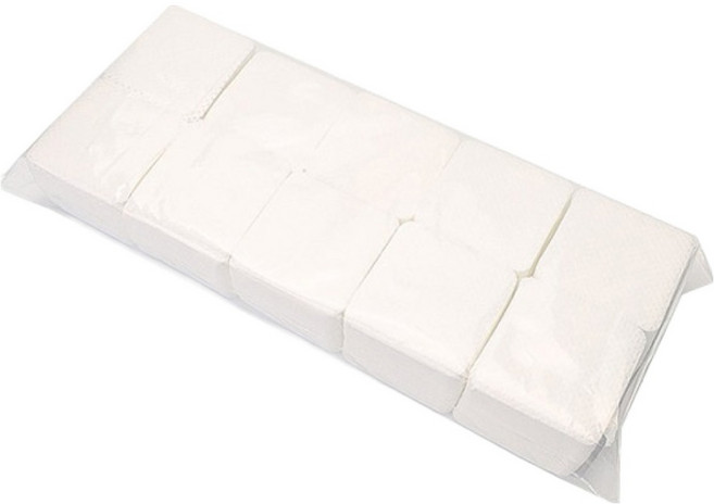 Funny nail 壓花凝膠擦拭美甲棉, 白色, 1000個