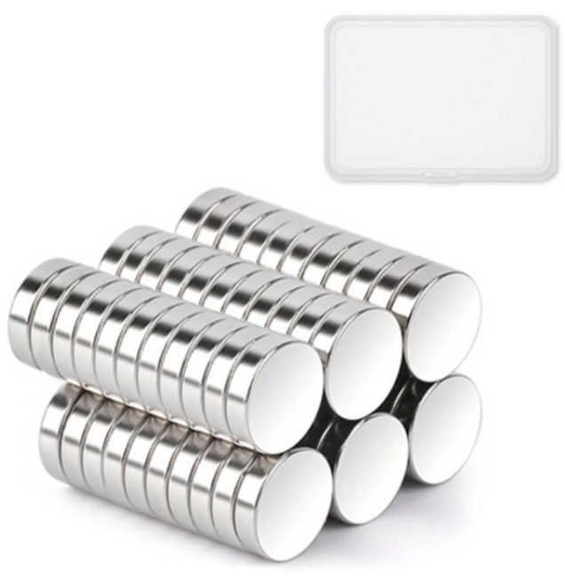 OON 네오디움 원형 자석 63p, 1세트