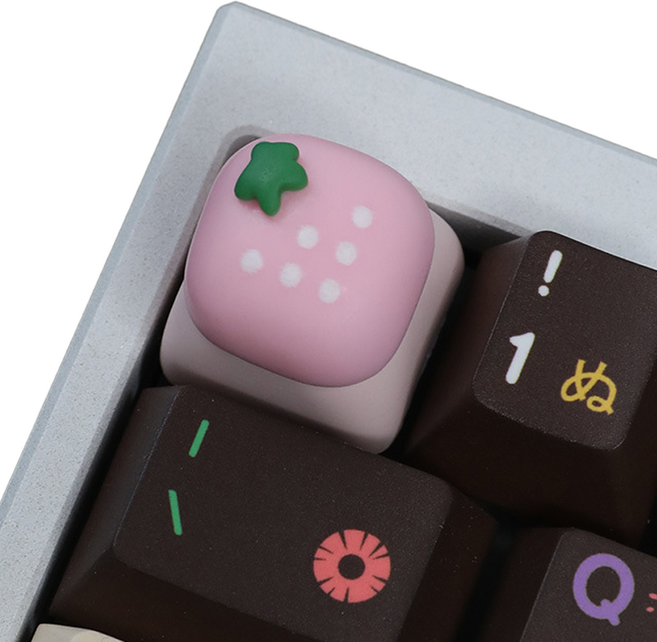 거친언니 창의적인 키보드 캡 키캡, 핑크베리