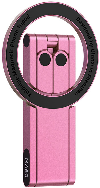 울란지 다용도 맥세이프 미니 테이블 삼각대, MA60, 핑크, 1개