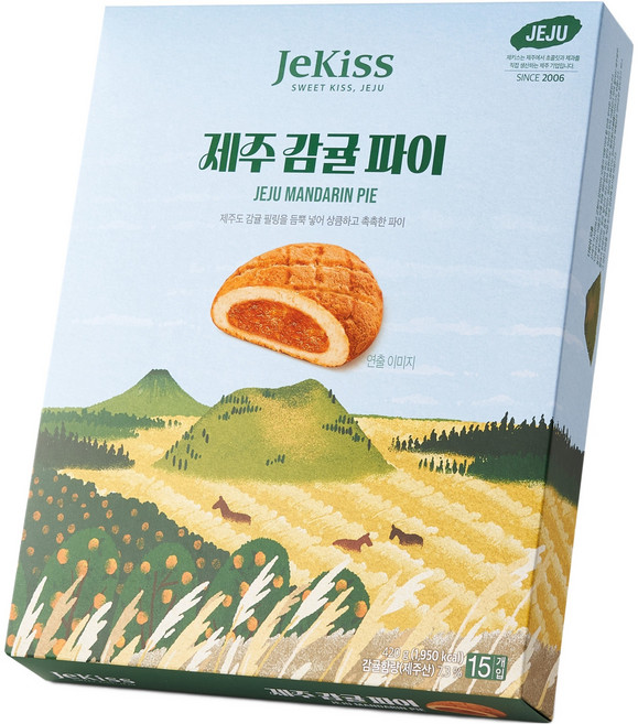 제키스 제주 감귤 파이, 420g, 1개