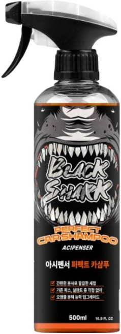 블랙샤크 아시펜서 퍼펙트 고농축 버블 세정 카샴푸, 1개, 500ml