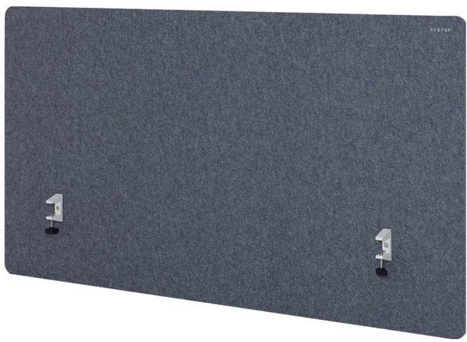 덱스탑 데스크 스크린 파티션 1400, 그레이