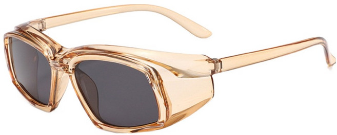 코리드리 스포츠 고글 선글라스 보안경, 브라운, 1개