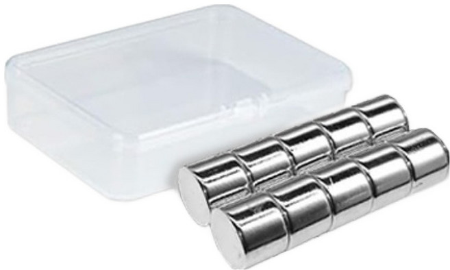 OON 네오디움 원형 자석 10p, 1세트