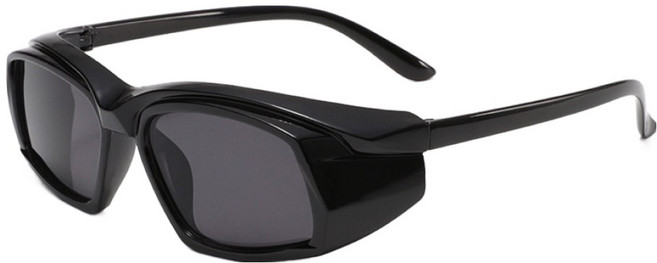 코리드리 스포츠 고글 선글라스 보안경, 블랙, 1개