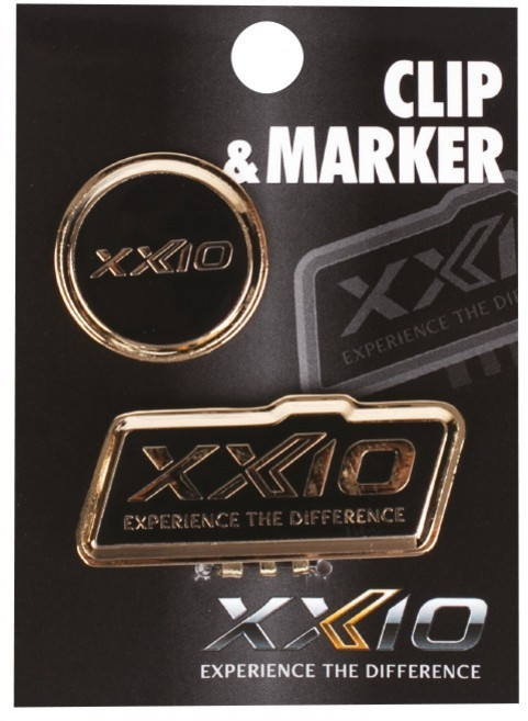 XXIO 高爾夫球標記夾組 GGF-15333, 1個, 黑色