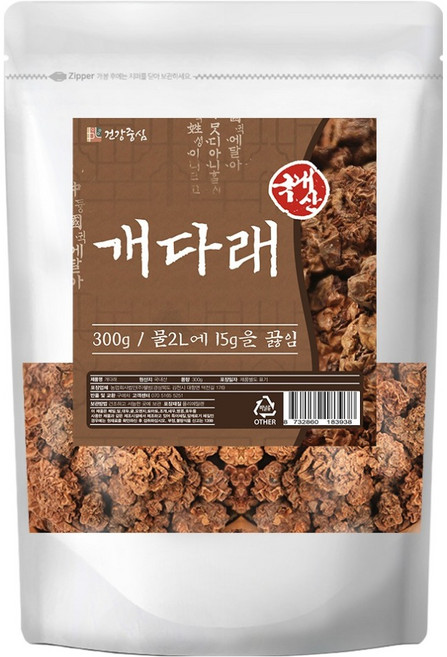 건강중심 국내산 열매 충영 개다래, 300g, 1개