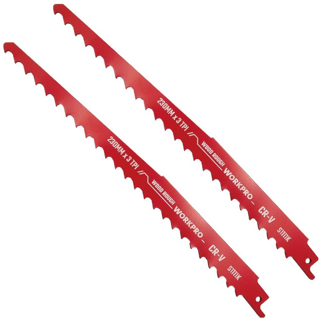 워크프로 CR-V 컷쏘날 우드용 2p 세트 230mm x 3T, 1세트, WP404101