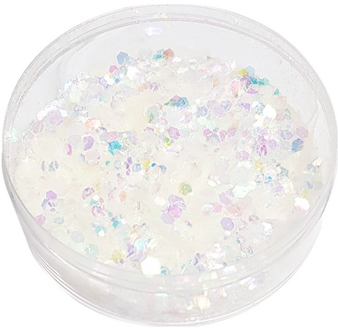 퍼니네일 화려한 샤인 네일 글리터 30g, 화이트, 1개