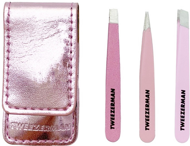 트위저맨 마이크로 미니 트위저 3종, 핑크, 1세트