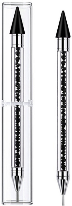 퍼니네일 고급형 크리스탈 네일 스톤피커, 크리스탈 스톤픽커-05 (블랙), 1개