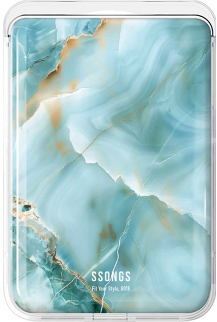 쏭스 자력 3 카드팩 에폭시 맥세이프 카드지갑, 06 에메랄드 베인(G018), 1개