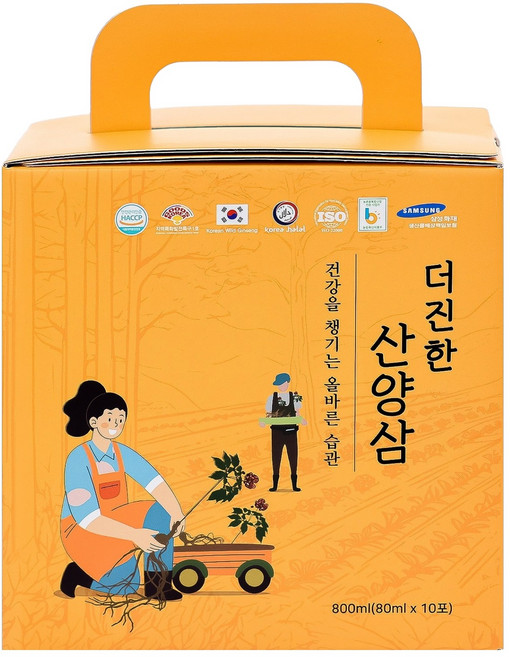 함양산양삼 더진한 산양삼, 1개, 10개입, 80mg