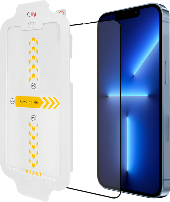 오하이 풀커버 강화유리 휴대폰 액정보호필름 2p + EZ 툴 세트, 1세트