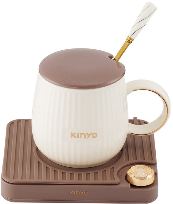 Kinyo 智能恆溫暖杯墊組 CWS-78, 提拉米蘇, 1個