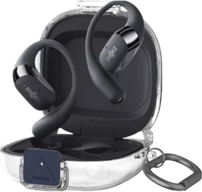 샥즈 오픈핏 2 플러스 투명 잠금 클립 케이스, CLEAR, 1개