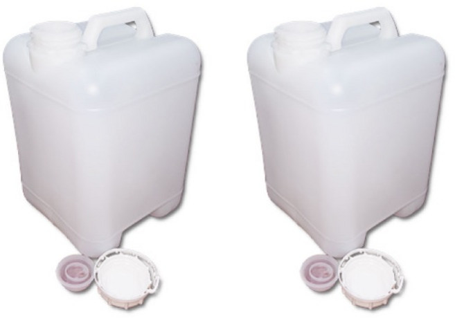 서울패키지 HDPE 정사각 말통, 10L, 2개