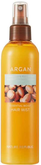 네이처리퍼블릭 아르간 에센셜 수분 헤어 미스트, 220ml, 1개