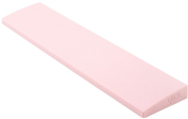 지클릭커 그릭 실리콘 팜레스트 키보드 손목 받침대 풀배열, 핑크, 1개