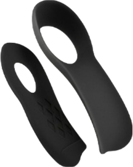 살림특 발바닥 실리콘 아치패드 좌우세트 블랙, 1세트