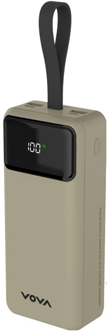 보바 고속충전 대용량 보조배터리 30000mAh 22.5W, 올리브, VA-130