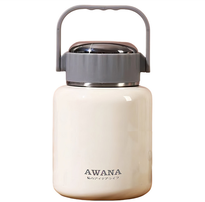 AWANA 日式繽紛悶燒罐 MH-1100, 1個, 白色, 1.1L