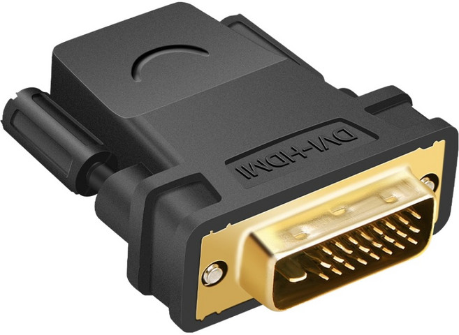 유그린 양방향 DVI HDMI 변환 젠더, 1개