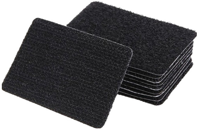 디오셀 미끄럼방지 찍찍이 테이프 블랙, 10개