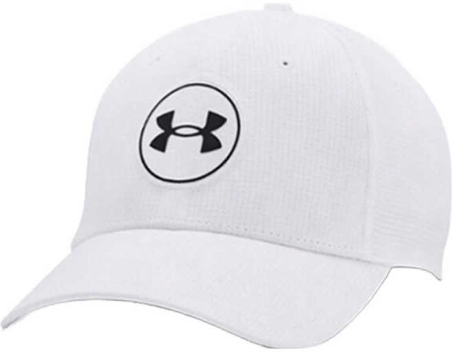 UNDER ARMOUR 安德瑪 男士 UA Golf 3.0 帽子 1362191-100, 白色, 1個